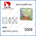 Square Crystal Stones Beads colgante para la joyería